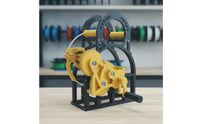 3D Printer Filament Rewinder Hand-Crank Filament Rewinder Spool Winder Manual Machine Gear-Driven for Makers, Workshop