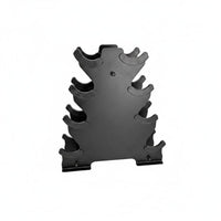 Space Saving 3-Tier Dumbbell Stand Stable Design Hand Weight Storage Rack for Home Gym