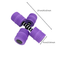 Pool Dumbbells with Foam Grips Buoyant Water Aerobics Dumbbells Cushioned-Grip Exercise Equipment for Young Children, Beginners