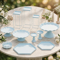 Cake Stand Set Sturdy Dessert Display Stands Tiered Serving Tray for Birthday Parties