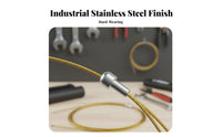 Cycle Brake Inner Cable Stainless Steel Derailleur Cable Resilient Cycle Shifter Inner Wire for Mountain Bikers, Biking, Garage