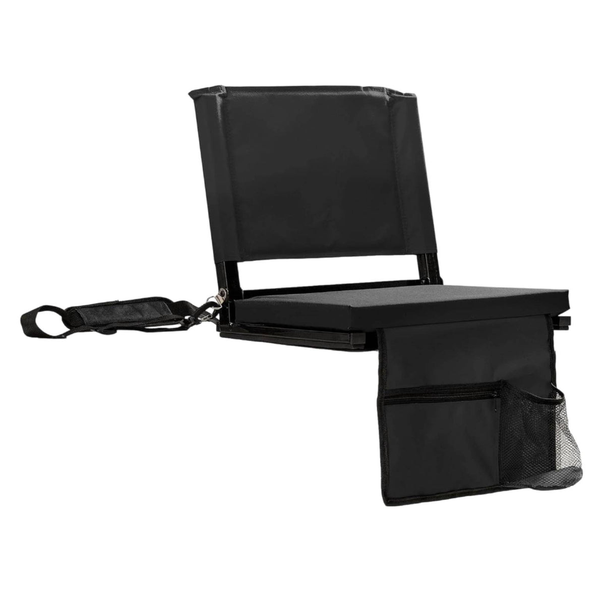 Customizable Stadium Seat Cushion with Shoulder Strap and Oxford Fabric