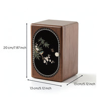 Jewelry Box with Drawers Wooden Jewelry Box with Velvet Trays Dust for Women