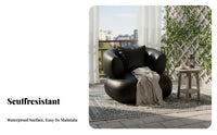Light Luxury Modern Single Lounger Retro Aesthetic Lounge Chair designer-inspired Upholstered Armchair Comfortable paddinging for Boutique Owners, Interior Designers, Balcony, Clothing shop, perusing corner, Reception Area