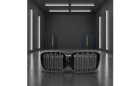 Gloss Black twoBar Kidney Grille ABS Front Kidney Grille Painted Lightweight