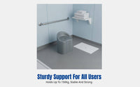 Non-Slip Bath Stool for Seniors, Bathroom Shower Chair, Ergonomic Seat for Women, Lightweight Design
