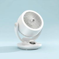 Computer-Connected Desk Fan Tap Control Small Fan with Digital Display Portable Air Circulator Multiple Speeds 5 Speed Settings
