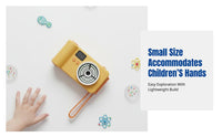 Kids Digital Microscope, Portable Electronic Microscope with Screen, Double Lens, Science Educational Toy