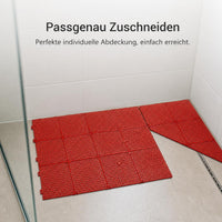 Interlocking Non-Slip Shower Mat for Bathroom and Pool Areas