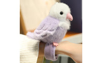 Parrot Stuffed Keychain Gift Idea Parrot Stuffed Bracelet Bird Wrist Toy Giftable Snap Bracelet Stuffed Creature Cute