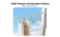 helical Bedsheet Dryer Windproof helical Sheet Hanger sturdy Duty for Small Spaces