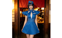 Aviation Attendant Cosplay Costume Full Set Aviation Attendant Costume Air Stewardess Outfit for Halloween