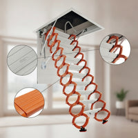Retractable Attic Staircase Space-Saving Electric Attic Ladder Automated Stair for Homeowners, Loft, Duplex