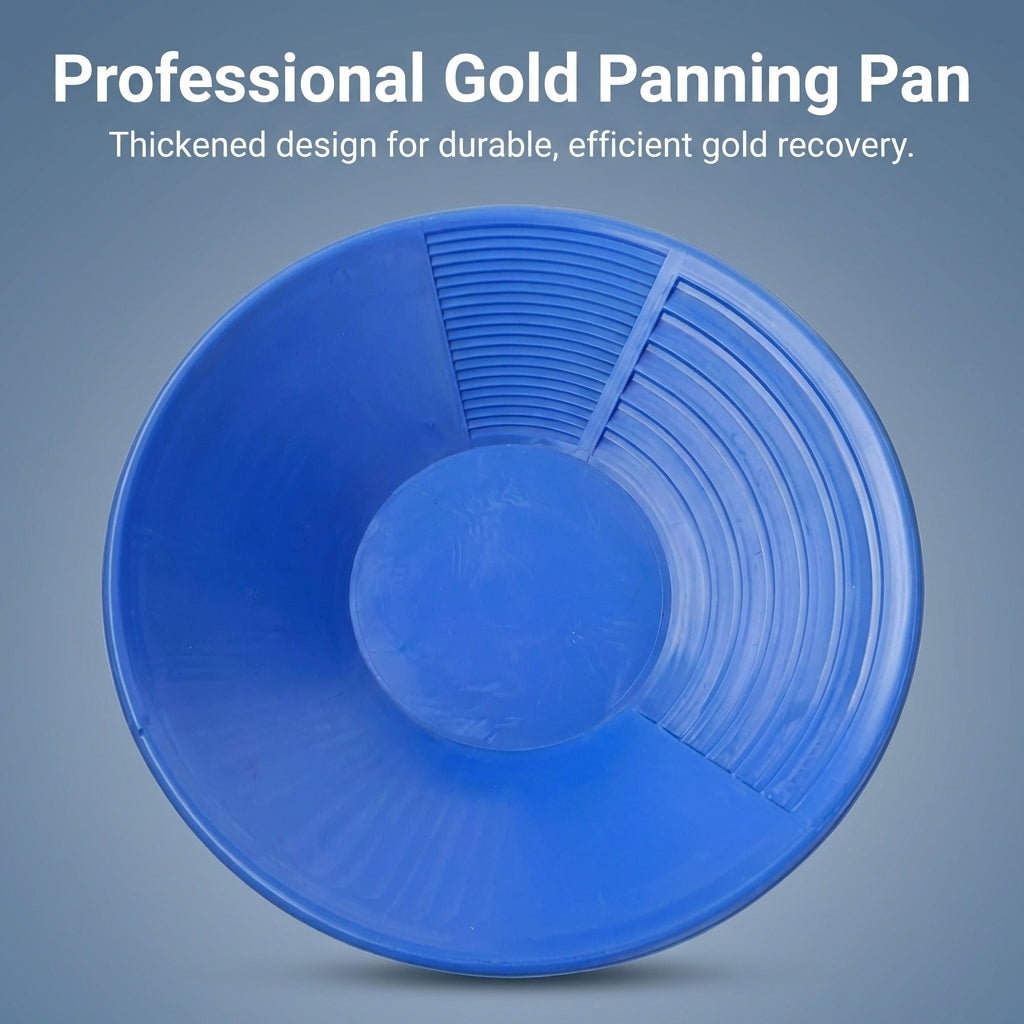 Gold Washing Pan for Washing, Manual Gold Prospecting Equipment, Gold Sand Purifying Pan, Gold Separator Pan, Panning Pan for Dredging