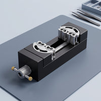 Mini Vise Clamp Portable Vise with Brass Handle Tool for Hobbyists