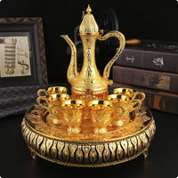 Metal Set High End Design Beverage Decanter Set Gift Idea Home Decor for Display Shelf