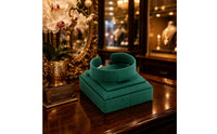 Velvet Jewelry Stand Curved Top Band Holder Display Stand Velvet Jewelry Display Set Stepped Base Bracelet Cushion Holder