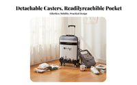Combination Lock Graphic Print Suitcase Reinforced Telescopic Handle Trolley Case Lightweight Design Rolling Luggage High Load-Bearing for Travelers, Vacationers, Business Professionals, Vacations, Vacation, Airport, Weekend Getaways