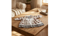 Goose Dress with Bonnet Plaid Goose Outfit with Bonnet Farmhouse Decor for Entryway
