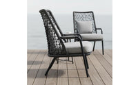 3 Pieces Rattan Table and Chairs Set Nordic Aesthetic Small Tea Table Set Wicker Patio Chairs Woven Design Handwoven for Garden