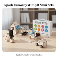 STEM Building Project Educational STEM Building Set Hands-on Electric Circuit Learning Kit for Students, Kids, Classroom Activities, Science Fair