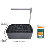 Bird Bath with Shower Spacious Bird Bath with Running Water Continuous