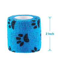 High Elasticity Pet Self Adhesive Bandage Easy Tear Nonwoven Wrap Bandage Residue Clear for Veterinary Care