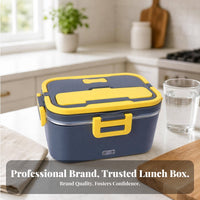 Sealed Lid Electric Heated Lunch Box Gasket Seal Portable Lunch Box Warmer