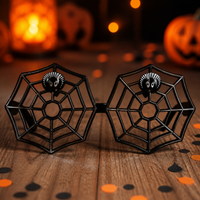 Halloween Spiderweb Skeleton Novelty Glasses for Party Cosplay Decoration