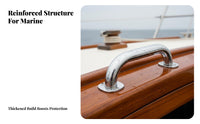 Yacht Handrail Marine Handrail Anti-Rust Marine Grab Rail for Deck, Stairs, Restroom