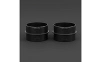 2 Pieces 75mm Duct Connector Heat Resistant Parking Heater Adapter Black Car Heating Part