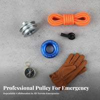 Recovery pulley block Increases Pulling Power sturdyDuty Recovery Sheave