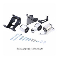 Automobile Powertrain Mount Kit Billet Motor Bracket Kit Easy to Install Performance Engine Bracket for Car Enthusiasts
