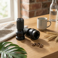 1/2 Universal Socket Adapter Black Telescopic Socket Adapter Heat-Treated Steel