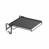 Foldable Cabinet Door Shelf Detachable Hanging Countertop Extender over the Door Storage Rack Versatile for Bathroom