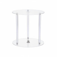 5 Pieces Reusable Multi-Tier Cake Support Stand Food-Grade Material Multi-Tier Cake Stacking Kit Easy to Use for Birthdays
