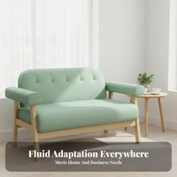 adaptable Combination Upholstered Chair and Table Combo Modern Design Seating Group Easy to Clean Indoor Furnishing Ergonomic Backrest for Interior Designers, Apartment Dwellers, Coffee Shop, Reception Area, Office Lounge, Restaurant