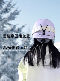 oddivski新款儿童滑雪头盔男女童安全防撞单双板雪盔专业滑雪护具