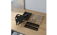 Trailer Spare Tire Carrier Powder Coated Trailer Spare Tire Mount Adjustable for Utility Trailers