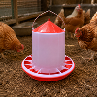 Poultry Feeder, Thickened Chicken Feeder for Backyard, Anti Spill Chick Feeder Bucket for Outdoor Poultry Farming