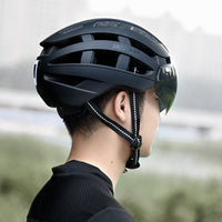 Helmet with Visor Breathable Helmet with Visor Lightweight for Commuters, Road Riding