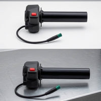 Full Twist Throttle Grip Rubber Motorcycle Throttle Black Part for Custom Builds, Trail Riding