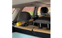 360-Degree Car Fishing Rod Holder Adjustable Headrest Rod Holder Quick-Release Vehicle Accessory Padded