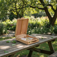 Tabletop Art Easel Portable Tabletop Easel with Storage Folding for Artists, Students, Studio