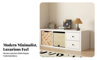 Multi-Functional Cube Storage Organizer Large Capacity Cube Organizer Modular Design Bookcase Sturdy and Stable for Apartment Dwellers, Homeowners, Students, Living Room, Bedroom, Playroom