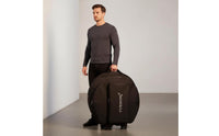 Wheeled 22 Inch Cymbal Bag Portable Rolling Cymbal Bag Easy to Storage Gear Music Gear Heavy-Duty for Drummers, Travel, Stage