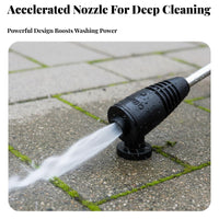 High Pressure Forceful Nozzle Powerful Cleaning Rotating Spray Nozzle Hot and Cold Water Use Pressure Washer Lance Tip