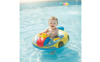Inflatable Sitting-in Car Cute Young Child Pool Swim Aid with Seat Buoyant