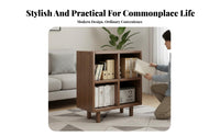 Multi-Purpose Accent Console with Doors Long-Lasting and Sturdy Modular Unit with Flip-up Doors Easy Assembly Bookshelf Robot Vacuum Friendly for Book Lovers, Homeowners, Interior Decorators, Study, Living Room, Bedroom, Hallway