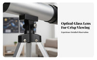 children's Telescope with Tripod High Magnification Kids Stargazing Telescope Set Easy to Assemble for Beginners, Night Sky Viewing, Outdoor, Backyard